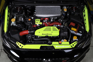 GrimmSpeed 08-21 Subaru STI Boost Control Solenoid Cover - Neon Green