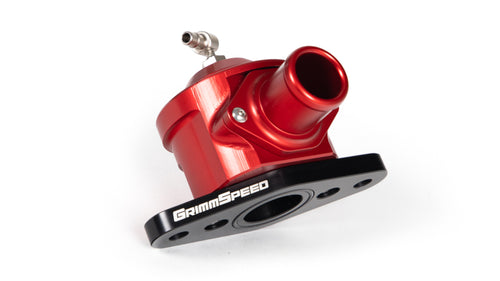 GrimmSpeed 08-14 Subaru WRX / 05-09 Subaru Legacy GT Bypass Valve - Red (Excl OEM TMIC)