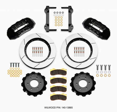 Wilwood TX6R Front Kit 15.50in Black 2010-Up Ford F150 (6 lug)