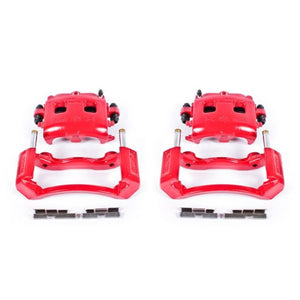 Power Stop 02-05 Dodge Ram 1500 Front Red Calipers w/Brackets - Pair