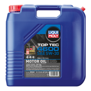 LIQUI MOLY 20L Top Tec 4600 Motor Oil 5W30