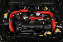 GrimmSpeed 2015+ Subaru STI Front Mount Intercooler Kit Black Powder Core / Red Pipe