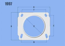 Vibrant MAF Sensor Adapter Plate for Nissan applications use w/ 3in Inlet I.D. filters only