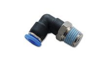 Vibrant Male Elbow Pneumatic Vacuum Fitting (1/4in NPT Thread) - for use with 1/4in (6mm) OD tubing