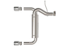 aFe Vulcan 3in 304 SS Axle-Back Exhaust 2021 Ford Bronco L4-2.3L (t)/V6-2.7L (tt) w/ Polished Tips