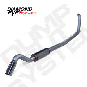 Diamond Eye KIT 4in TB SGL SS: TURN DOWN 00-03 FORD 7.3L F250/F350