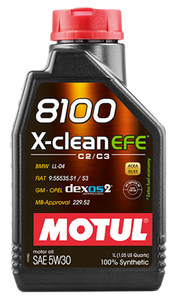 Motul 1L Synthetic Engine Oil 8100 5W30 X-Clean EFE