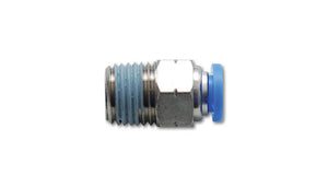 Vibrant Male Straight Pneumatic Vacuum Fitting 1/8in NPT Thread for use with 3/8in 9.5mm OD tubing