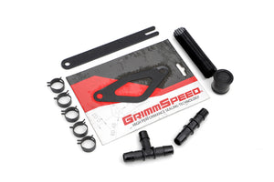 GrimmSpeed 2008-2014 Subaru STI Front Mount Intercooler Kit Black Core / Red Pipe