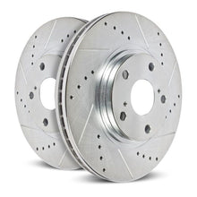 Power Stop 11-19 Chevrolet Silverado 2500 HD Front Evolution Drilled & Slotted Rotors - Pair