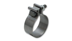 Vibrant SS Accuseal Exhaust Seal Clamp for 2.5in OD Tubing (1in wide band)