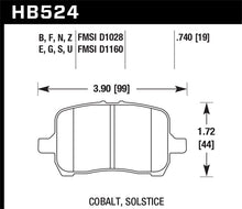 Hawk 05-07 Cobalt SS / 08-09 HHR / 04+ Malibu / 07A+ G5 GT / 06+ G6 / HP+ Street Front Brake Pads