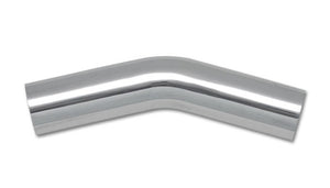 Vibrant 3in O.D. Universal Aluminum Tubing (30 degree Bend) - Polished
